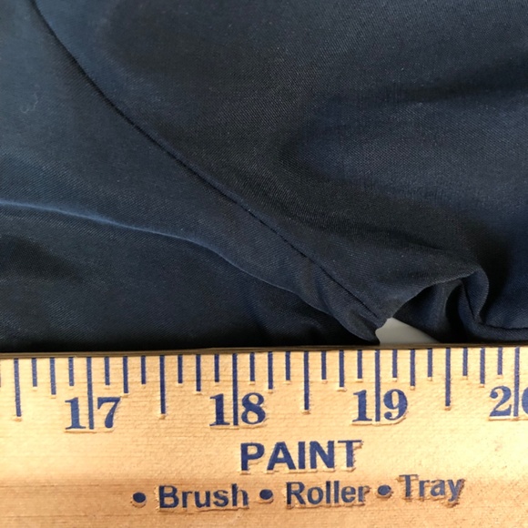 NWT Ruffled Collared Blouse with Tie in Black - Picture 9 of 15